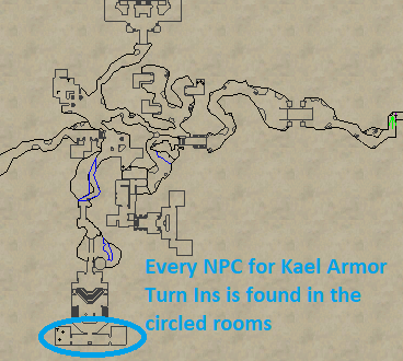 Kael Armor Turn ins Location